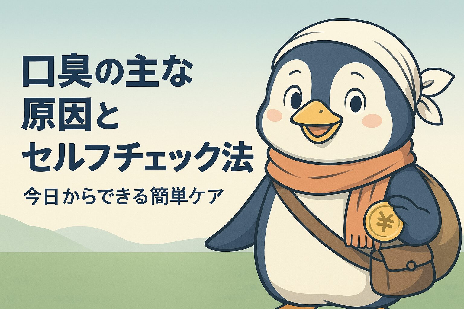 口臭の主な原因とセルフチェック法|今日からできる簡単ケア
